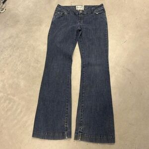 Y2K Dark Wash Bootcut Flared Jeans